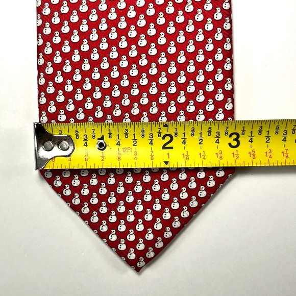 Tommy Hilfiger Christmas Neck Ties Set Of 2- Blue Penguin & Red Snowman- READ - Picture 4 of 6